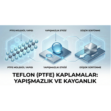 Teflon (PTFE) Kaplamalar: Yapışmazlık ve Kayganlık