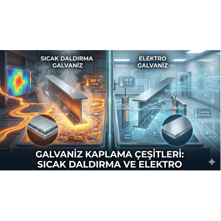 Galvaniz Kaplama Çeşitleri: Sıcak Daldırma ve Elektro