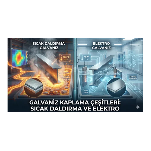 Galvaniz Kaplama Çeşitleri: Sıcak Daldırma ve Elektro