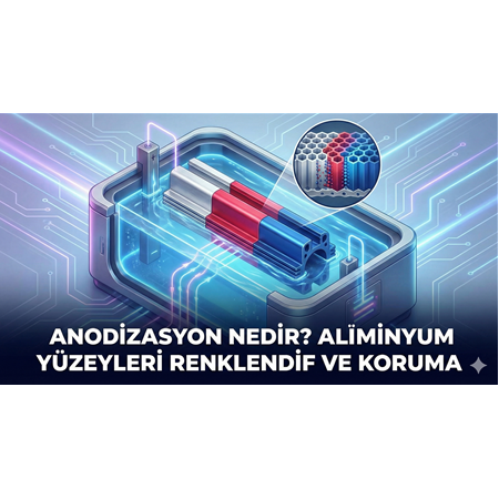 Anodizasyon Nedir? Alüminyum Yüzeyleri Renklendirme ve Koruma