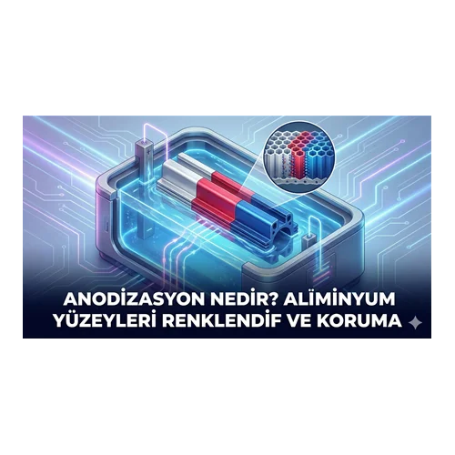 Anodizasyon Nedir? Alüminyum Yüzeyleri Renklendirme ve Koruma