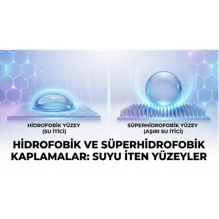 Hidrofobik ve Süperhidrofobik Kaplamalar: Suyu İten Yüzeyler