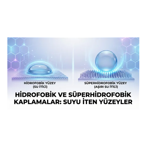 Hidrofobik ve Süperhidrofobik Kaplamalar: Suyu İten Yüzeyler