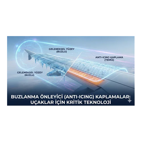 Buzlanma Önleyici (Anti-Icing) Kaplamalar: Uçaklar İçin Kritik Teknoloji
