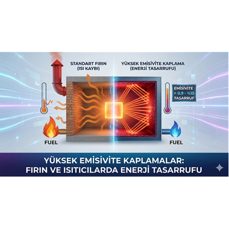 Yüksek Emisivite Kaplamalar: Fırın ve Isıtıcılarda Enerji Tasarrufu