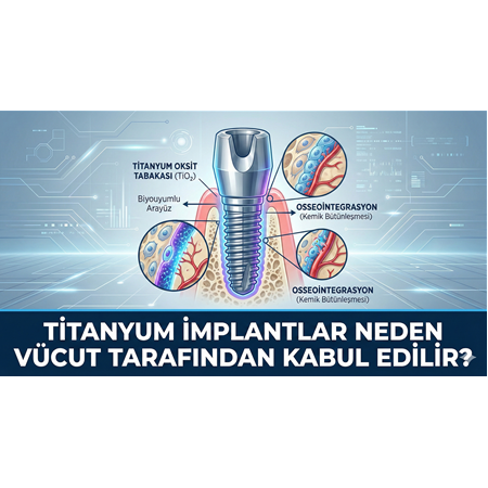 Titanyum İmplantlar Neden Vücut Tarafından Kabul Edilir?
