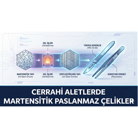 Cerrahi Aletlerde Martensitik Paslanmaz Çelikler