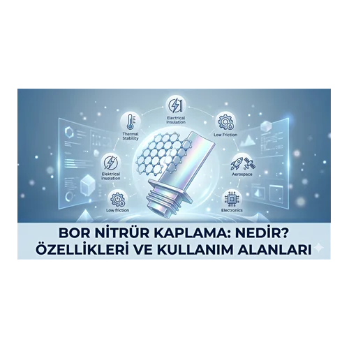 Bor Nitrür Kaplama Nedir? Özellikleri ve Kullanım Alanları