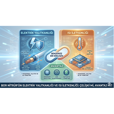 Bor Nitrür'ün Elektrik Yalıtkanlığı ve Isı İletkenliği: Çelişki mi, Avantaj mı?