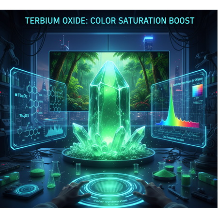 Terbium Oksit: Elektronik Cihazlarda Renk Doygunluğunu Artırmak