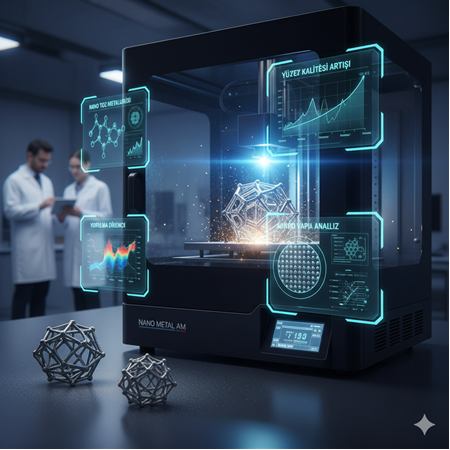 Nano Toz Metalurjisi ile 3D Baskıda Yüzey Kalitesi Artışı