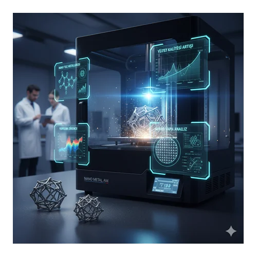 Nano Toz Metalurjisi ile 3D Baskıda Yüzey Kalitesi Artışı