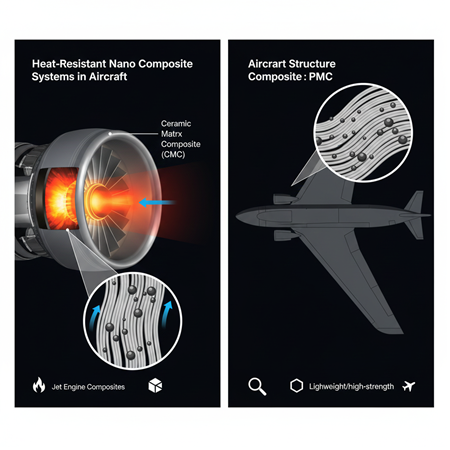 Uçaklarda Isıya Dayanıklı Nano Kompozit Sistemleri