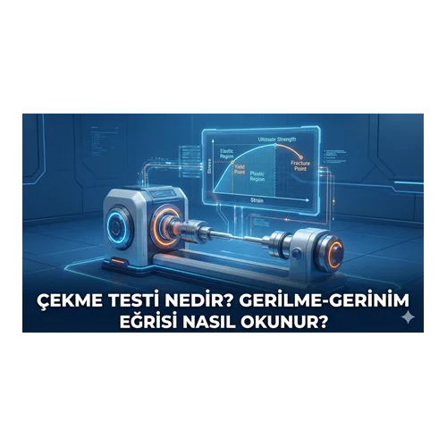 Çekme Testi Nedir? Gerilme-Gerinim Eğrisi Nasıl Okunur?