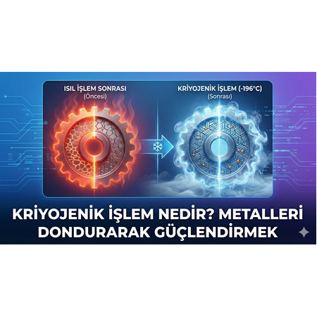 Kriyojenik İşlem Nedir? Metalleri Dondurarak Güçlendirmek