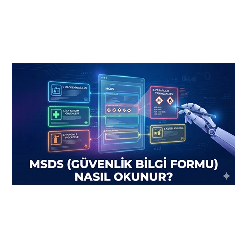 MSDS (Güvenlik Bilgi Formu) Nasıl Okunur?