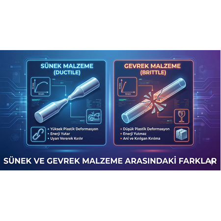 Sünek ve Gevrek Malzeme Arasındaki Farklar
