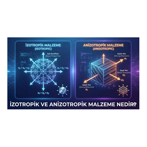 İzotropik ve Anizotropik Malzeme Nedir?