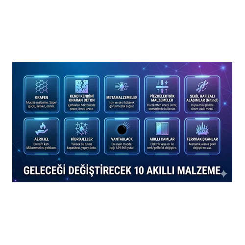 Geleceği Değiştirecek 10 Akıllı Malzeme