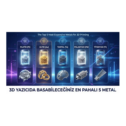 3D Yazıcıda Basabileceğiniz En Pahalı 5 Metal