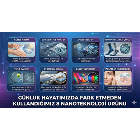 Günlük Hayatımızda Fark Etmeden Kullandığımız 8 Nanoteknoloji Ürünü