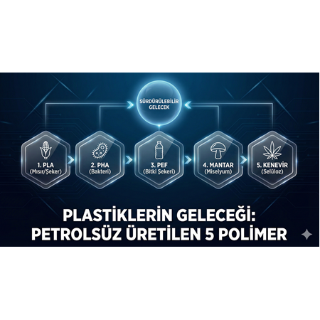 Plastiklerin Geleceği: Petrolsüz Üretilen 5 Polimer