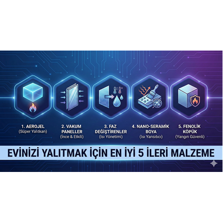 Evinizi Yalıtmak İçin En İyi 5 İleri Malzeme