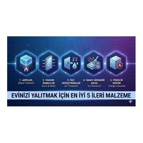 Evinizi Yalıtmak İçin En İyi 5 İleri Malzeme