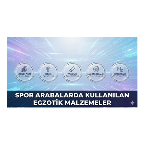 Spor Arabalarda Kullanılan Egzotik Malzemeler