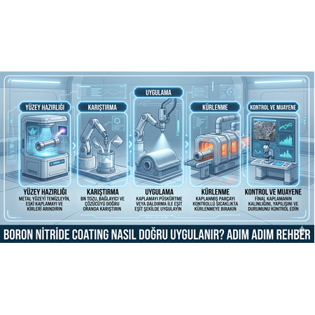 Boron Nitride Coating Nasıl Doğru Uygulanır? Adım Adım Rehber