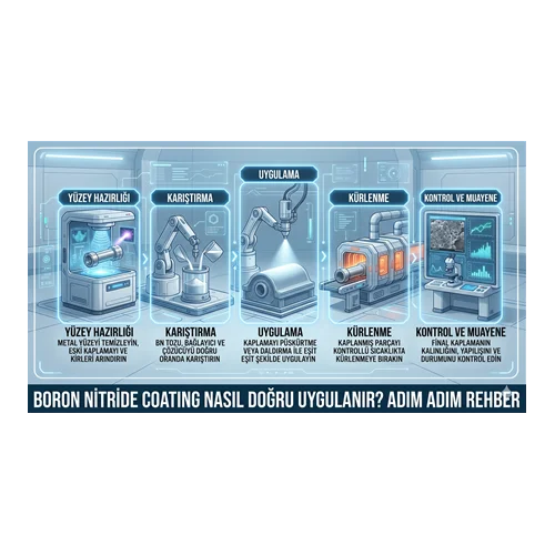 Boron Nitride Coating Nasıl Doğru Uygulanır? Adım Adım Rehber