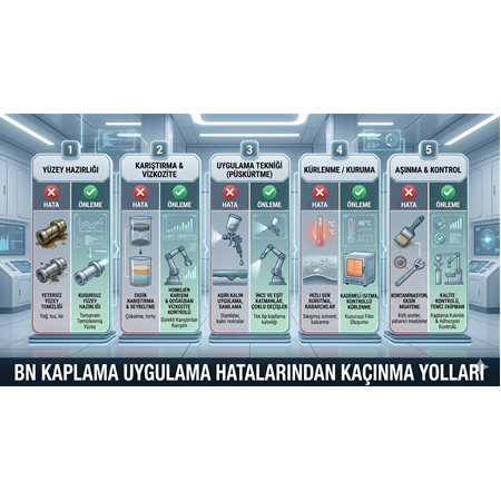 BN Kaplama Uygulama Hatalarından Kaçınma Yolları