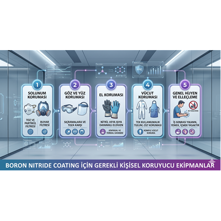 Boron Nitride Coating İçin Gerekli Kişisel Koruyucu Ekipmanlar