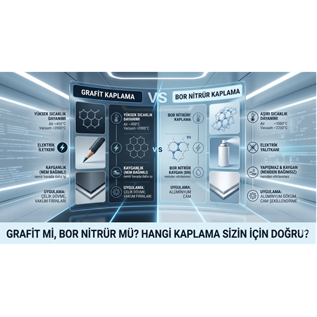Grafit mi, Bor Nitrür mü? Hangi Kaplama Sizin İçin Doğru?