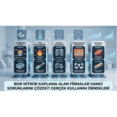 Bor Nitrür Kaplama Alan Firmalar Hangi Sorunlarını Çözdü? Gerçek Kullanım Örnekleri
