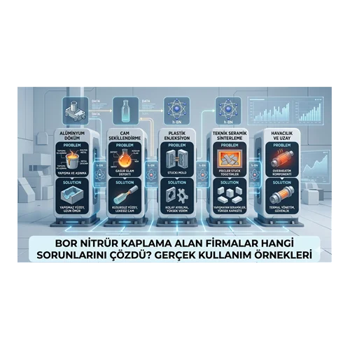 Bor Nitrür Kaplama Alan Firmalar Hangi Sorunlarını Çözdü? Gerçek Kullanım Örnekleri