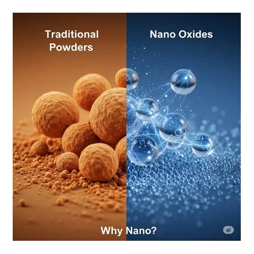 Neden Nano? Geleneksel Tozlara Karşı Nano Oksitler