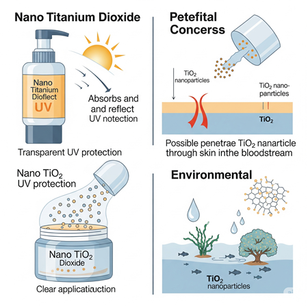 Kozmetikte Nano TiO²: Faydaları ve Tartışmalar