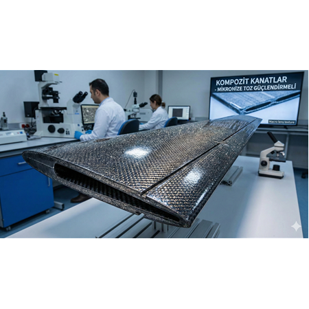 Mikronize Tozlarla Güçlendirilmiş Kompozit Kanatlar
