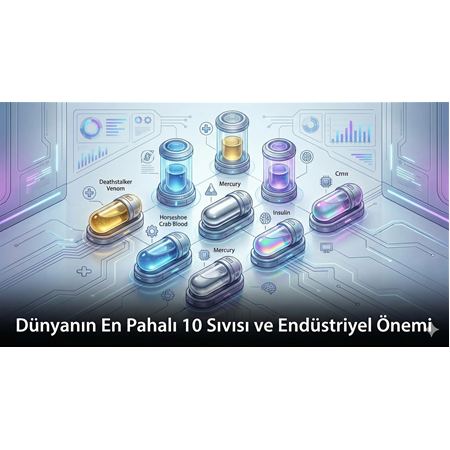 Dünyanın En Pahalı 10 Sıvısı ve Endüstriyel Önemi
