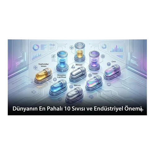 Dünyanın En Pahalı 10 Sıvısı ve Endüstriyel Önemi