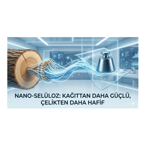 Nano-Selüloz: Kağıttan Daha Güçlü, Çelikten Daha Hafif