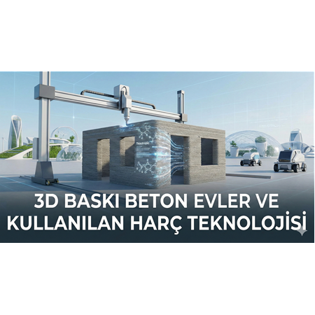 3D Baskı Beton Evler ve Kullanılan Harç Teknolojisi