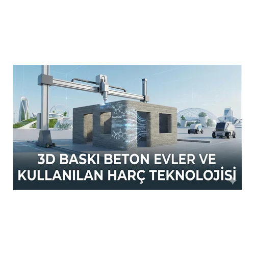 3D Baskı Beton Evler ve Kullanılan Harç Teknolojisi