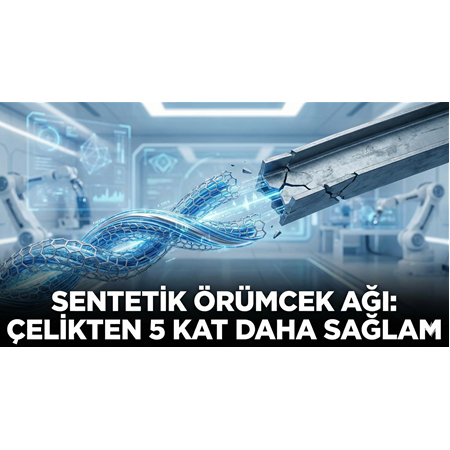 Sentetik Örümcek Ağı: Çelikten 5 Kat Daha Sağlam