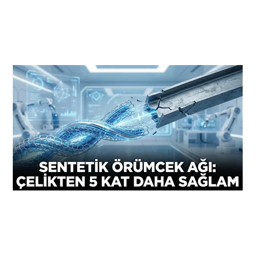 Sentetik Örümcek Ağı: Çelikten 5 Kat Daha Sağlam