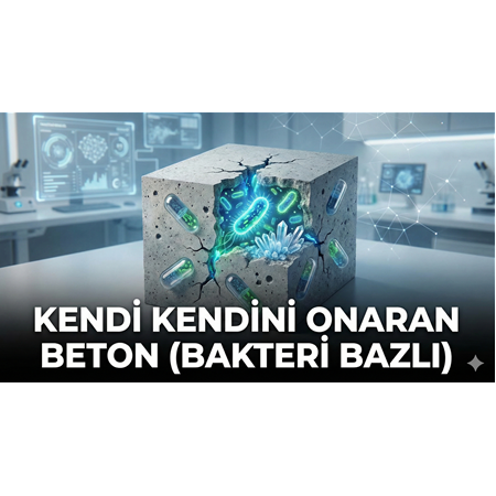 Kendi Kendini Onaran Beton (Bakteri Bazlı)