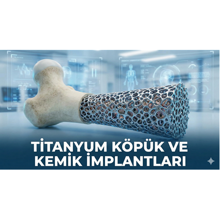 Titanyum Köpük ve Kemik İmplantları