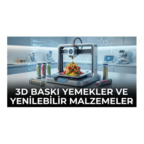 3D Baskı Yemekler ve Yenilebilir Malzemeler