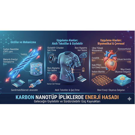 Karbon Nanotüp İpliklerde Enerji Hasadı